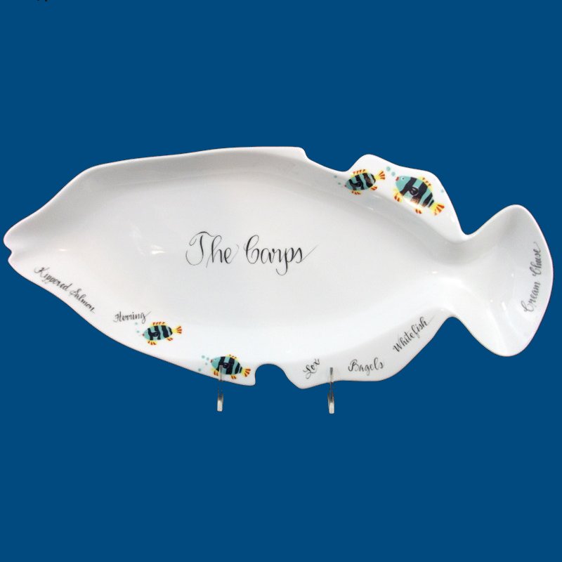 Personalized Hand Painted Fish Platter*