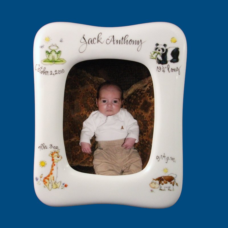 Baby Frame with Animals