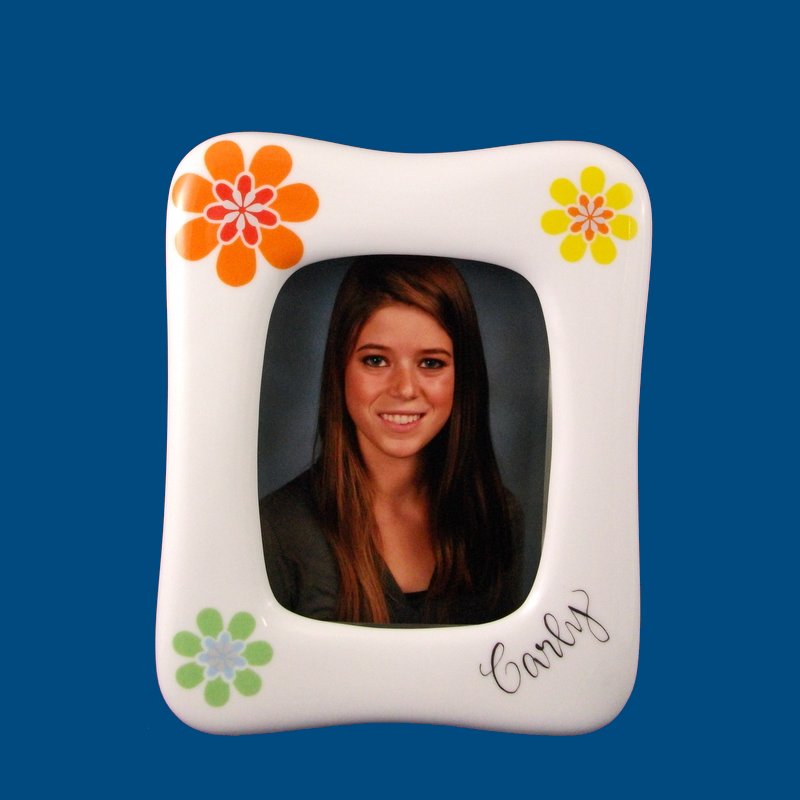 Personalized Hand Painted Porcelain Picture Frame*