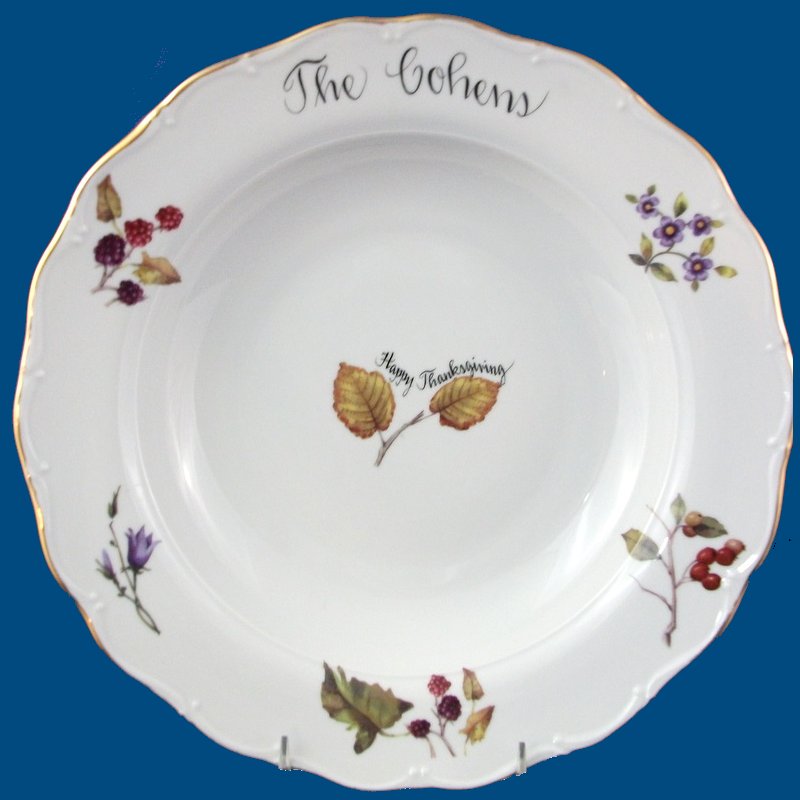 Personalized Hand Painted Serving Bowl*