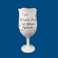 Personalized Hand Painted Porcelain Bat Mitzvah Kiddush Cup