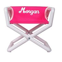 Personalized Pink Canvas Director Chair