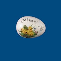 Personalized Easter Egg with Chicks
