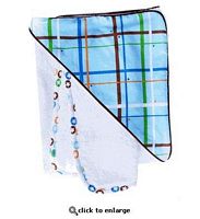 Personalized Boutique Plaid Hooded Towel
