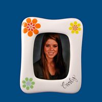Personalized Hand Painted Porcelain Picture Frame