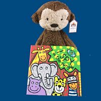 Jellycat Monkey and Jungle Book