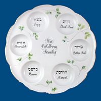 *NEW* Personalized Hand Painted Passover Seder Plate