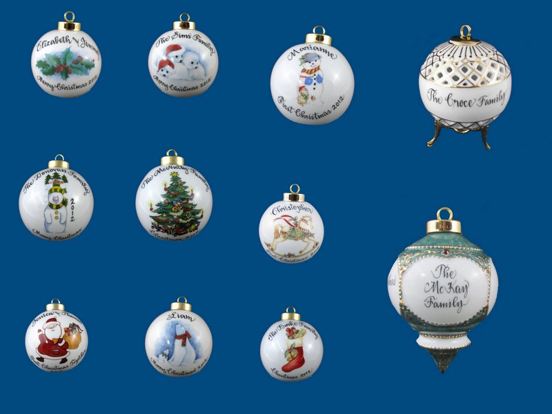 Christmas Balls- A Painted Name Exclusive