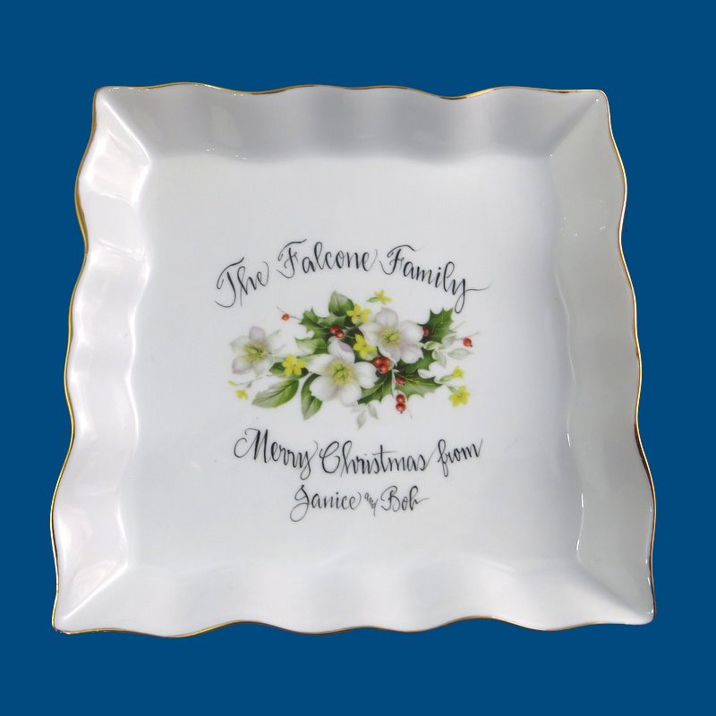 Personalized Gifts | Christmas Gifts | Poinsettia Dessert ...
