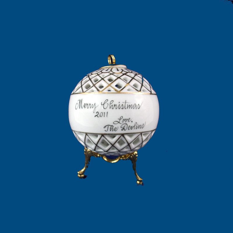Back of Christmas Ball