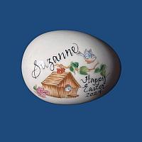 *NEW*Personalized Hand Painted Easter Egg -Birdhouse