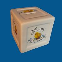 *NEW Personalized Hand Painted Porcelain Easter Bunny Coin Bank