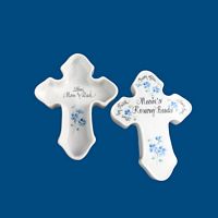 Personalized Hand Painted Rosary Bead Cross Box